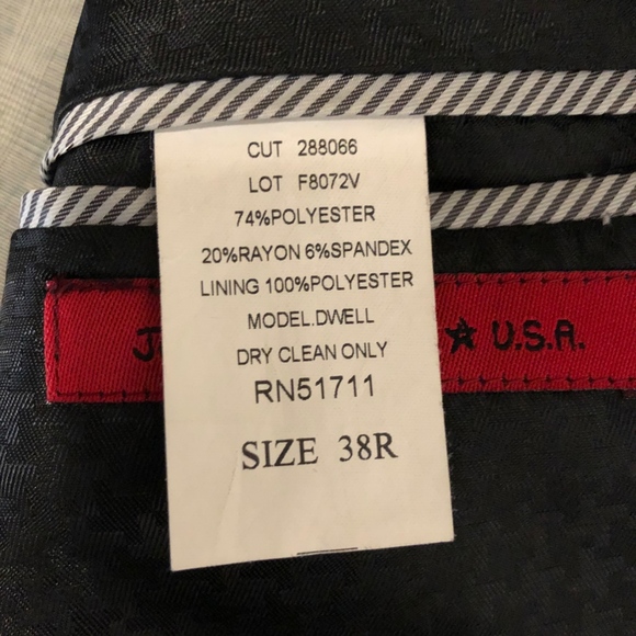 Men's John Varvatos Blazer size 38R - Picture 4 of 4